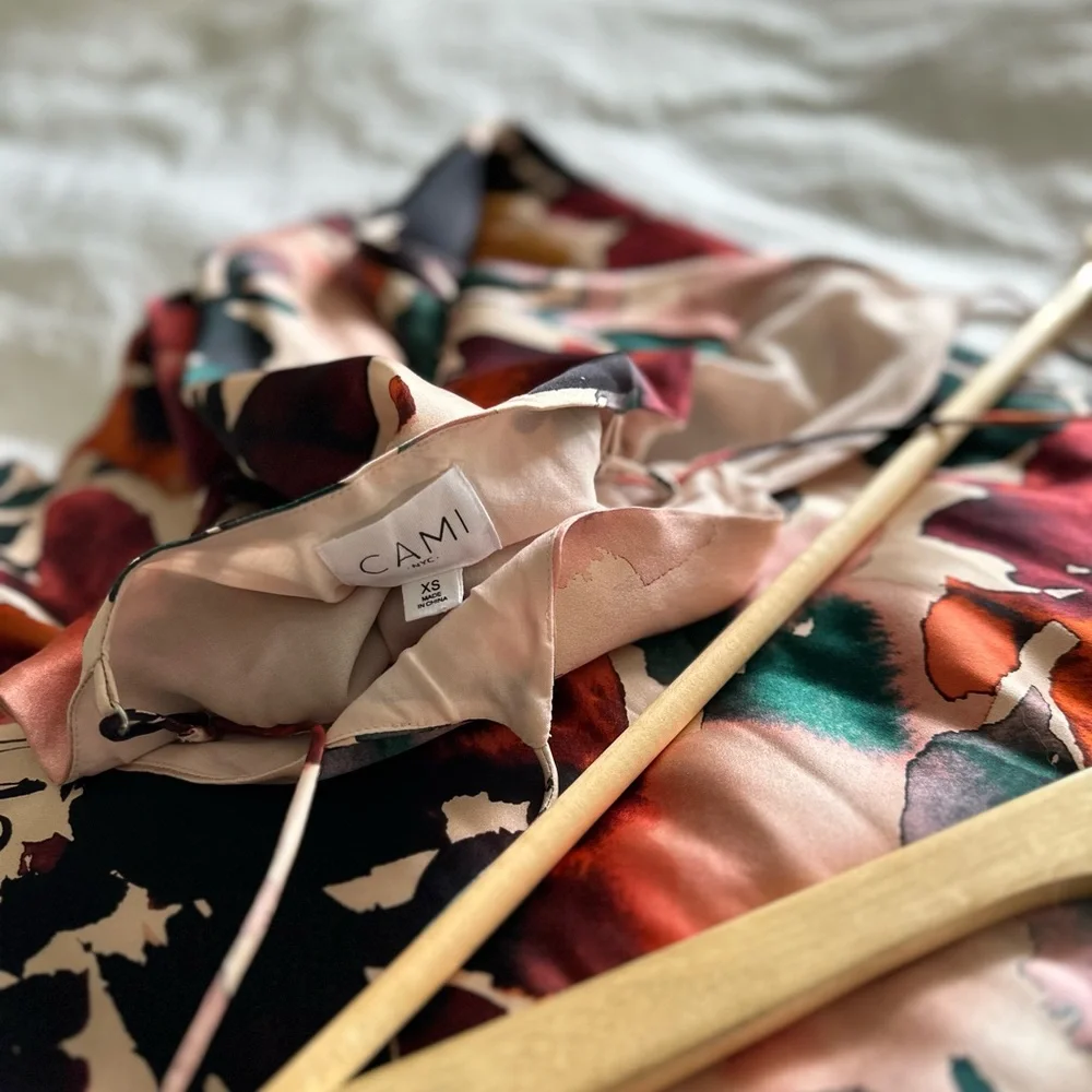 Cami NYC slip dress 100% Silk LIKE NEW - Picture 5 of 6